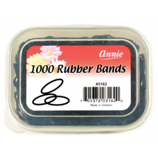 1000Pc Rubber Band Black