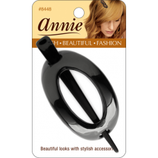 7Cm Ponytail Holder Black
