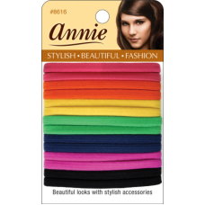 Flat Elastics Vivid Color 14Pc/Cd