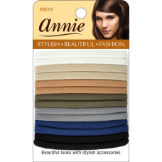 Flat Elastics Asst Color 14Pc/Cd