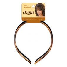 0.5Cm Shiny Head Band 2Pc BK&Tortoise