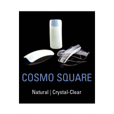 50 Nail Cosmo Square Clear