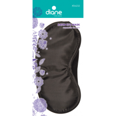 Satin Fabric Eye Mask Black