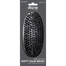 Nylon Bristle Palm Brush Black
