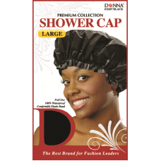 Large Shower Cap Black