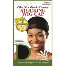 Oil Treated Stocking Wig Cap Black