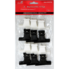 Butterfly Clamp Bk+Wh 2
