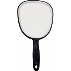 (MED) HAND MIRROR * BLACK *  8dz/cs