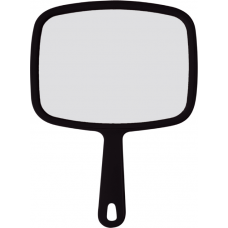 (MED) T.V MIRROR * BLACK *   4dz/cs