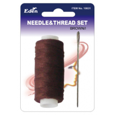 WEAVING THREAD(BROWN)&NEEDLE(I) SET 24dz/cs