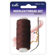 WEAVING THREAD(BROWN)&NEEDLE(J) SET 24dz/cs