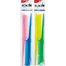 2Pc Rat Tail Comb Pastel Color