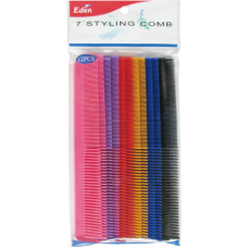 7 Styling Comb Asst Color