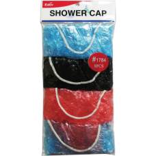 (8pc/pk) SHOWER CAP ASSORTED 20dz/cs