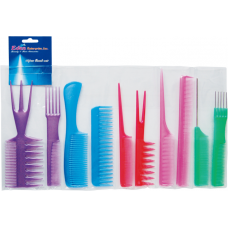 10Pc Comb Set Pastel Color