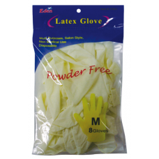 8Pc Latex Glove Small