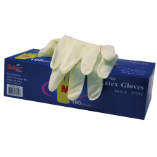 100Pc Latex Glove Powder Free (S)