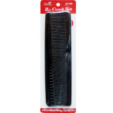 2Pc Comb Set (9 Comb & 9 Wide Teeth Comb)