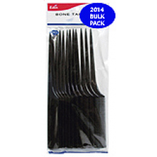 (BULK) BONE TAIL COMB BLACK 60 dz/cs