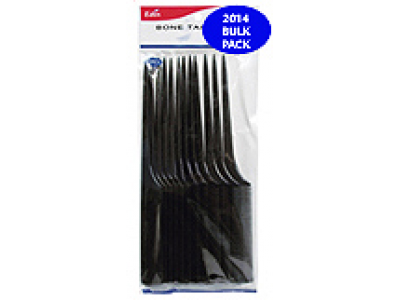 (BULK) BONE TAIL COMB BLACK 60 dz/cs