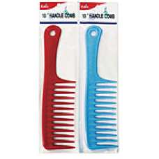 10 Handle Comb Asst Color Indi.Pk.