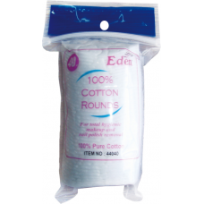 100% Cotton Rounds 40Pc