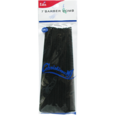 7 Barber Comb Black