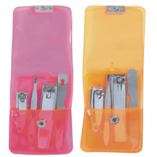 4Pc Manicure Set (Color Pouch)