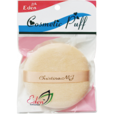 Jumbo Cosmetic Puff 1Pc Ivory W/Holder