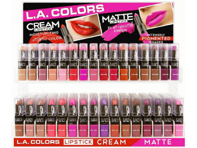 Cream & Matte Lipstick 384pc Display Set (CML461-492)