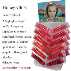 Honey Gloss Vit-E 2Dz/Pk