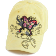 Baseball Cap W/ Butterfly