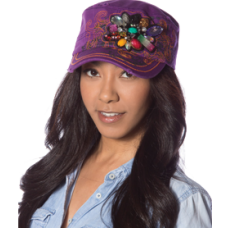 Mixed Stone Military Cap