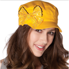 Military Cap W/Bow         (SALE)