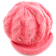 Knit Hat W/Chain
